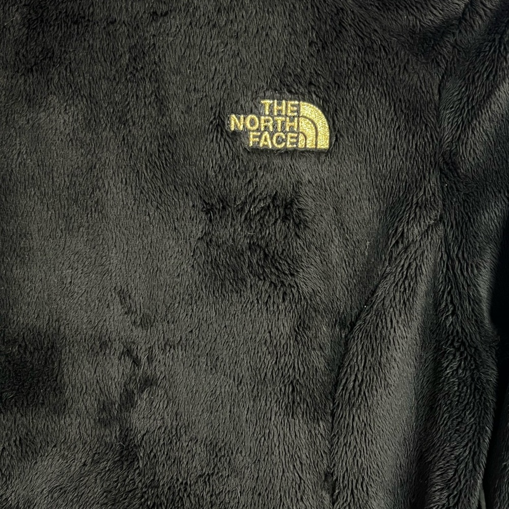 The North Face Women’s Black Osito Fleece Jacket with Gold Logo - Picture 5 of 7